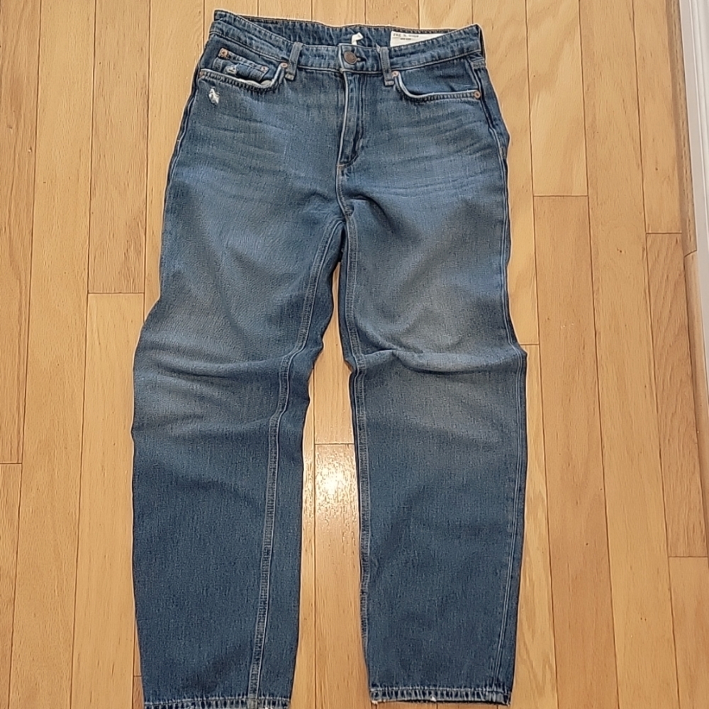 Womens rag & bone dre low rise slim boyfriend sz 26